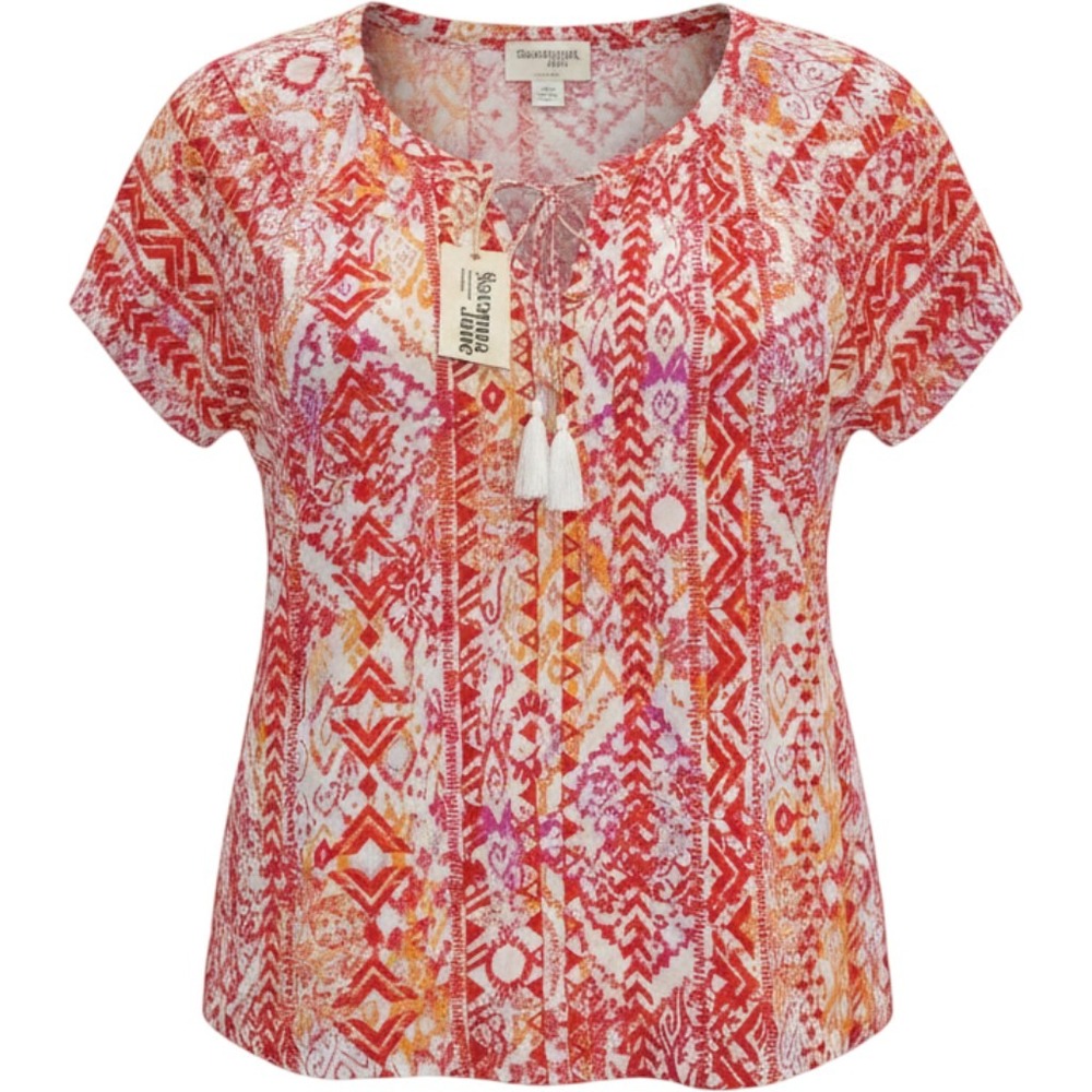 #43 Savannah‎ Jane Peasant Top NWT 3X